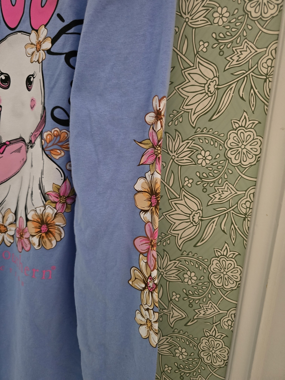 Simply Southern "Fab-Boo-Lous" Halloween Long-sleeve Graphic Shirt - Picture 8 of 10